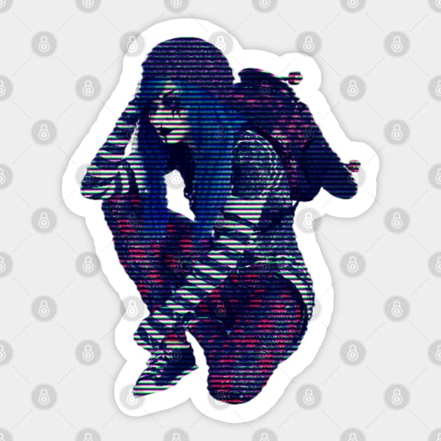 Skater Girl Sticker by AlmostMaybeNever